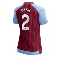 Camiseta Aston Villa Matty Cash #2 Primera Equipación Replica 2023-24 para mujer mangas cortas